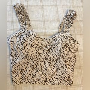 Japna Animal Print Crop Top